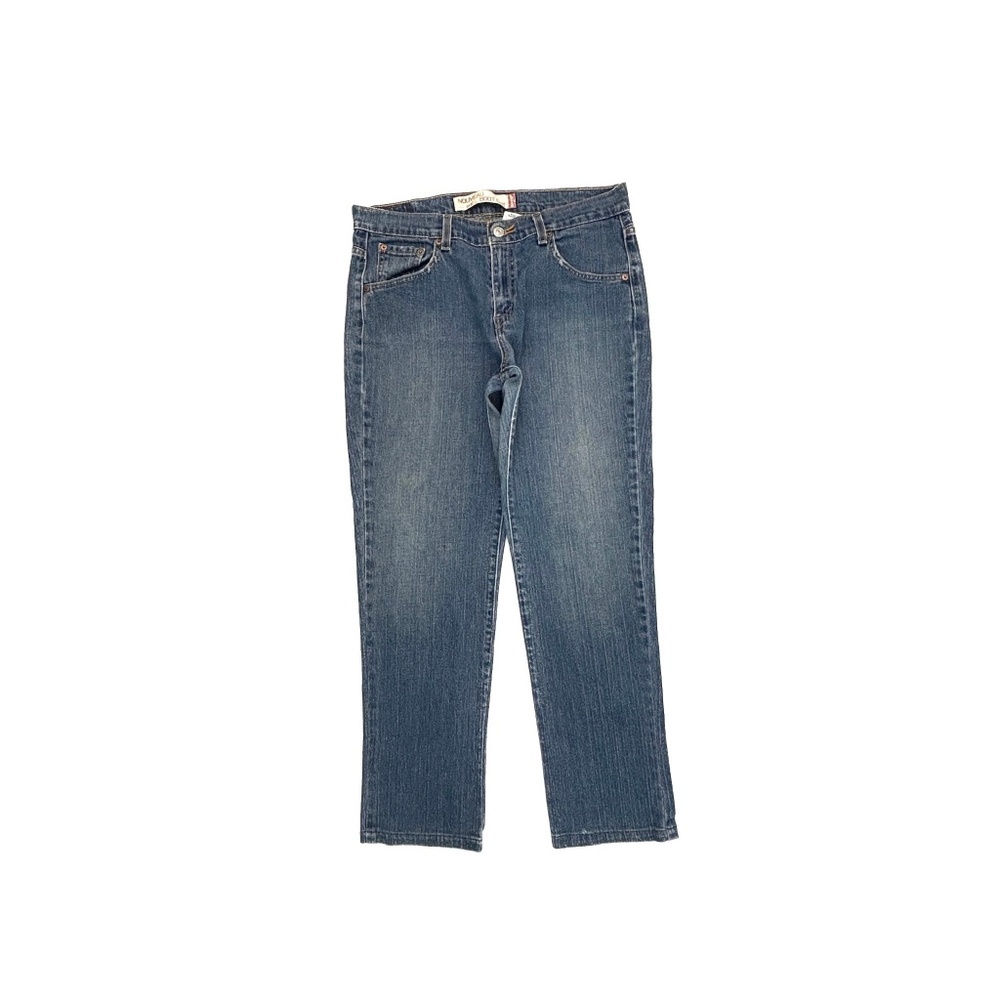 Vintage Levi's 515 Nouveau Bootcut Distressed Women's size‎ 10P Blue Denim Jeans